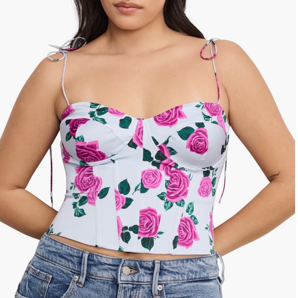 NWOT Good American Bustier Top